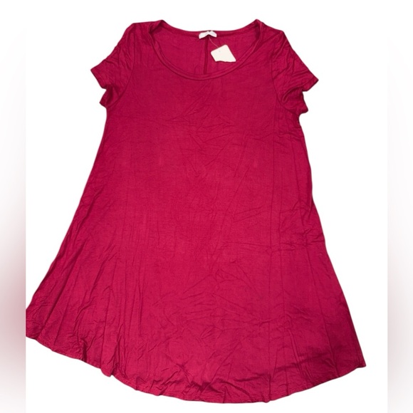 Jodifl Burgundy Flowy Dress NWT - Picture 1 of 9